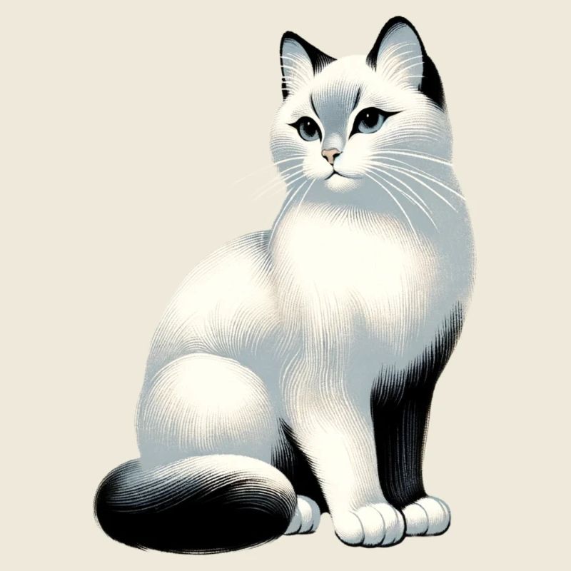 Whimsical, elegant cat graphics - Purrfectly Cra