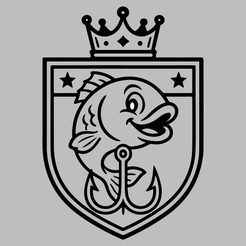 Fisch Angeln Logo