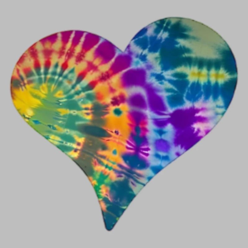 Tie Dye Heart