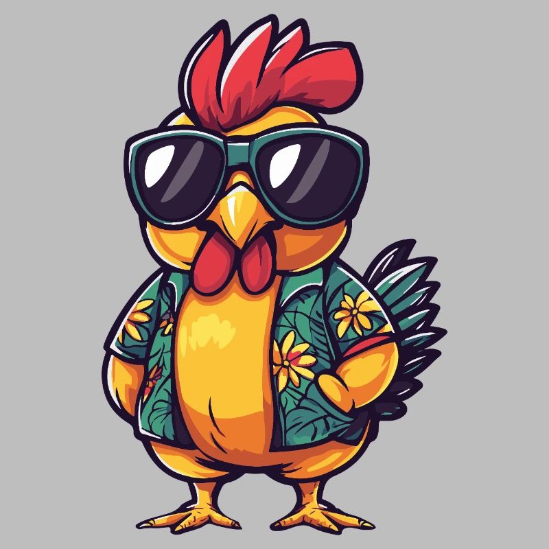 Poulet Bande dessinée Vacances