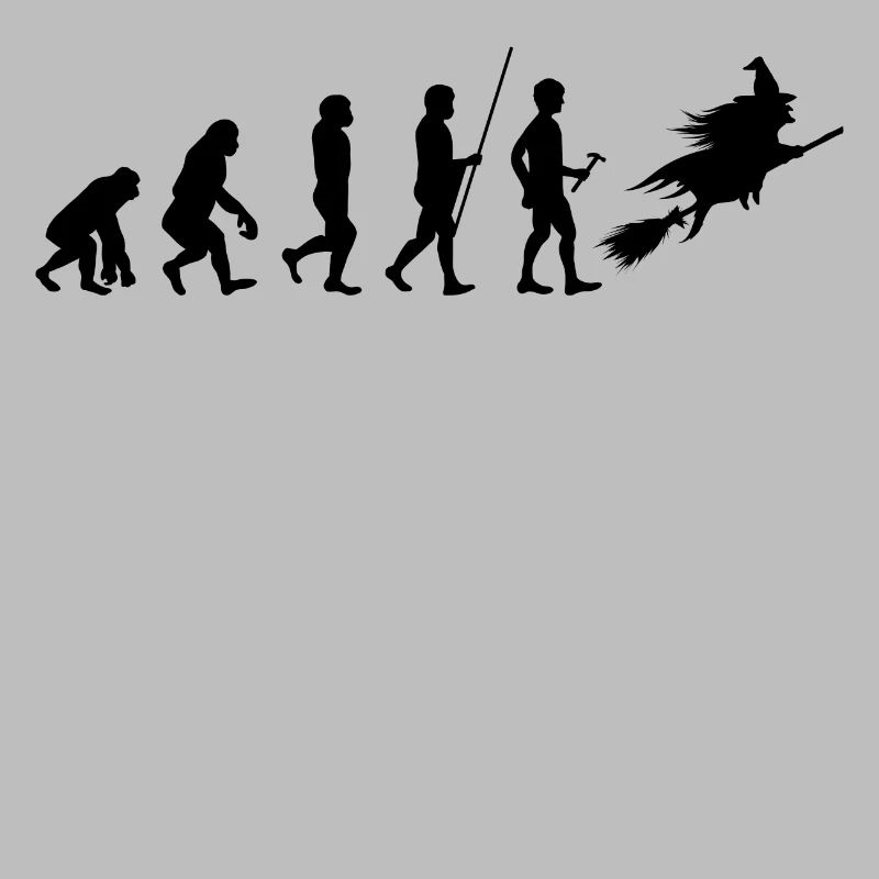 Evolution to the Witch T-Shirt Gift Halloween