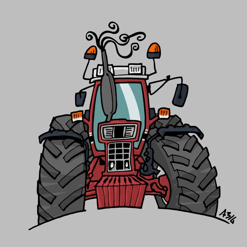 501 Red tractor 1055XL