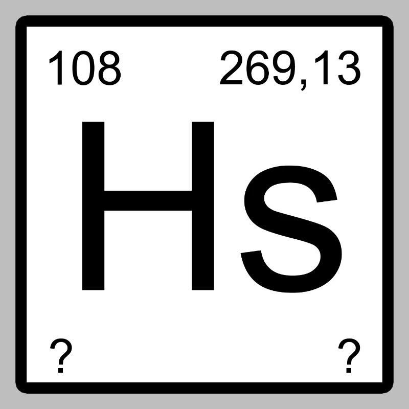 Hassium Elemental Monogram