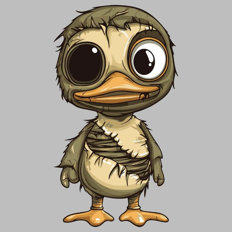 Duck Halloween Funny Zombie