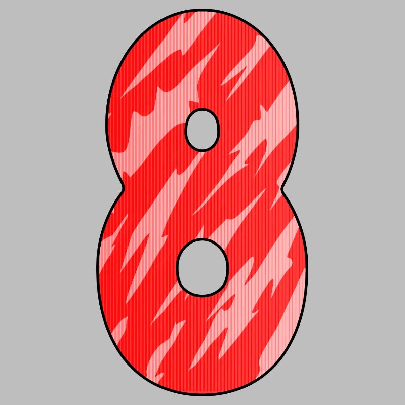 8 Red Pattern