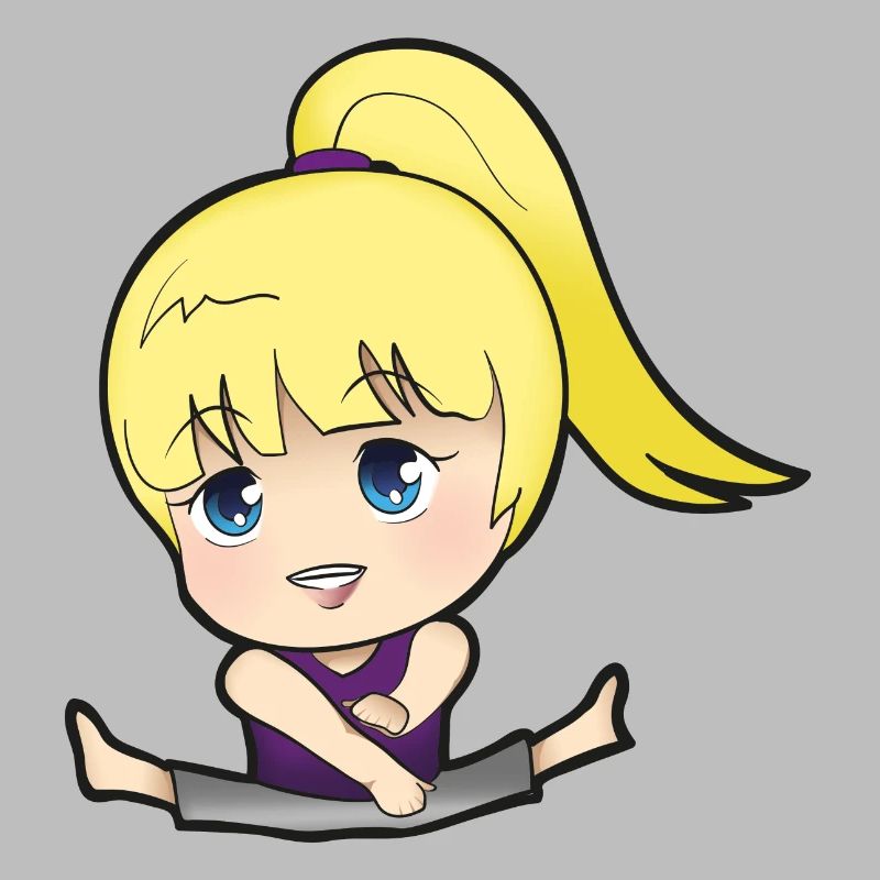 Chibi Anime Manga Splitkick