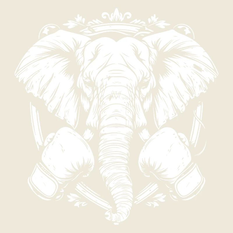 Elefant Boxer Fighter