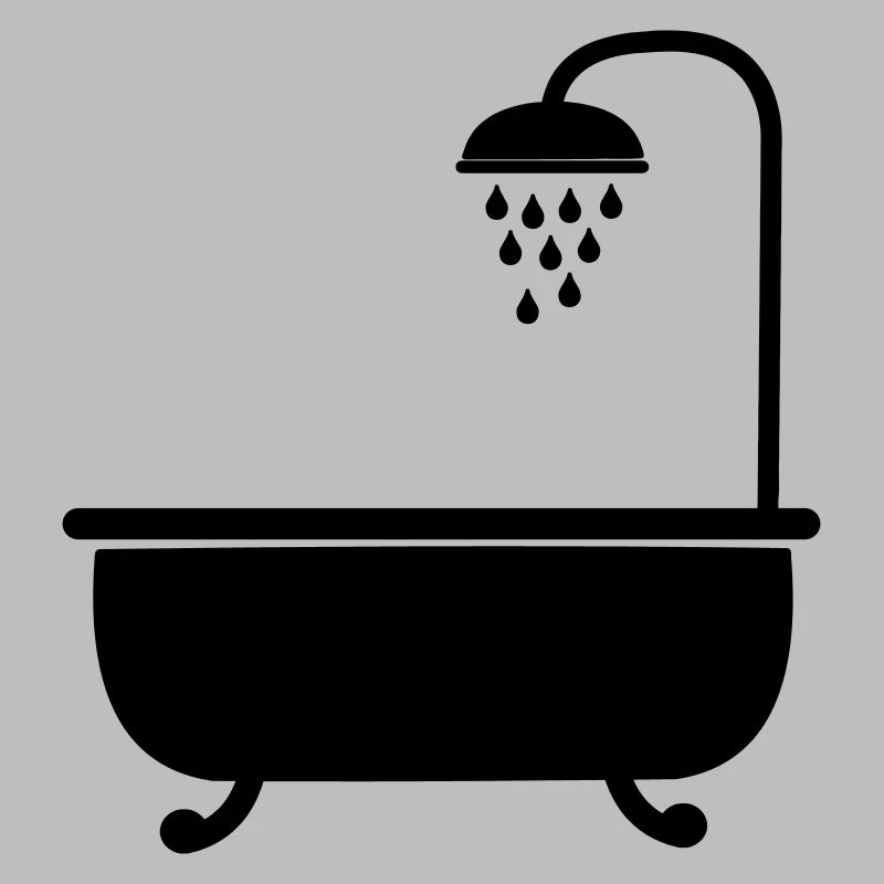 Bath with shower sanitary facilities