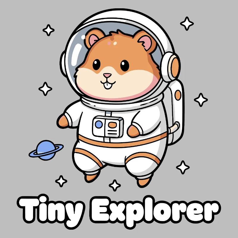 Kleiner Entdecker Hamster Astronaut