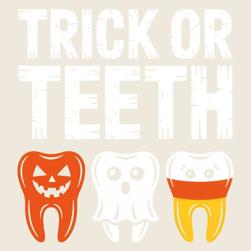 Trick oder Teeth Halloween-Trio