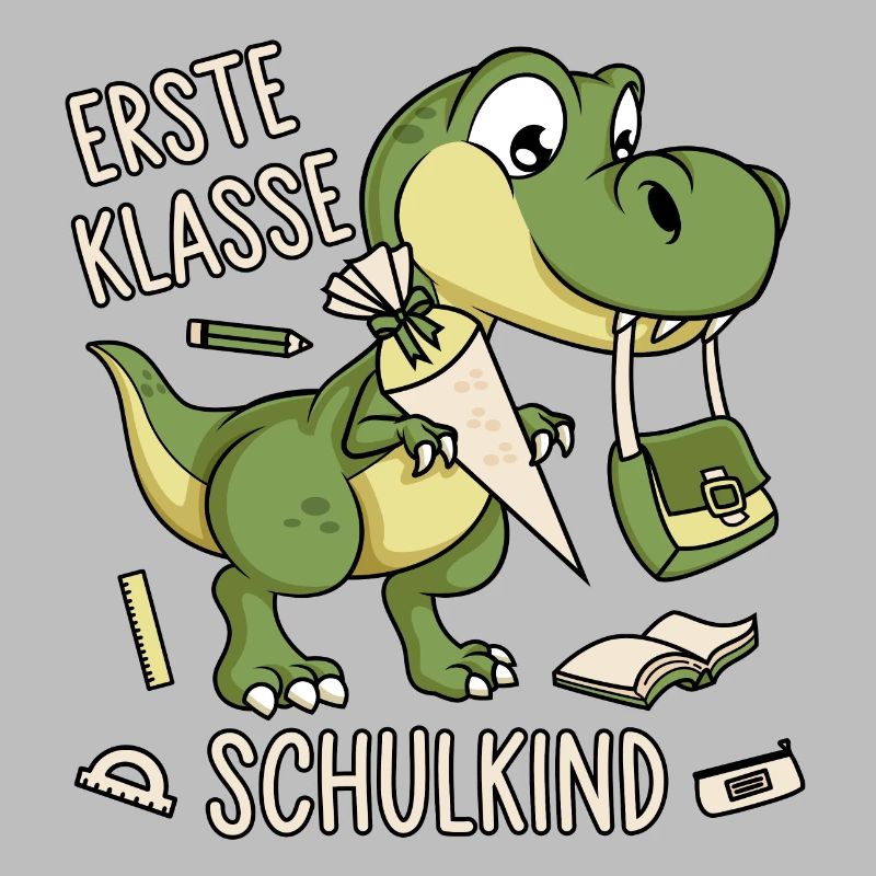 Schule Einschulung Dinosaurier Dino Schulkind