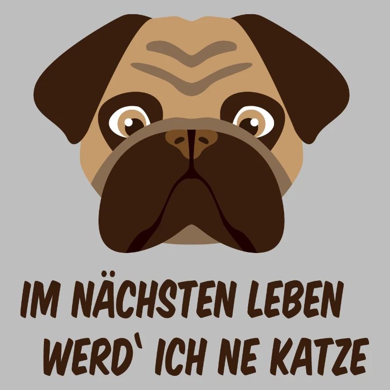 Frustrierter Mops