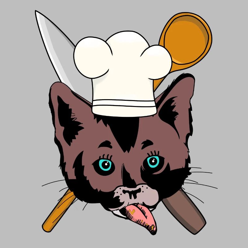 Cats Kitchen Cook Cooking Spoon Kitchen Knives Professions