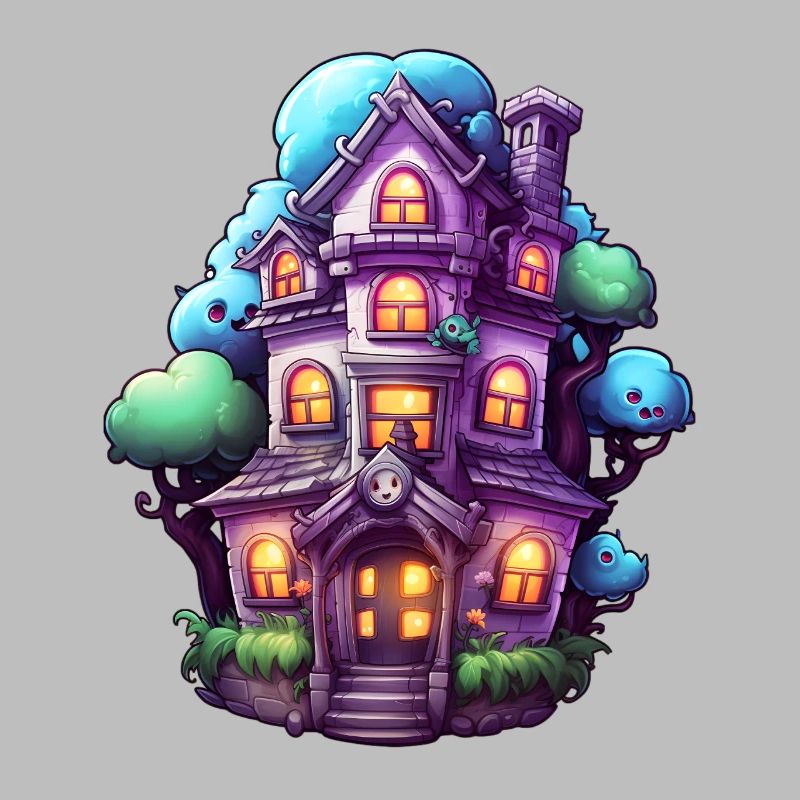 Maison hantée comique
