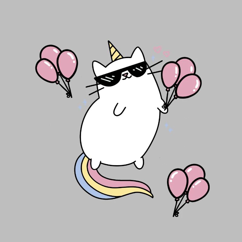 Katze Einhorn Geburtstagsgeschenk Geburtstag Kind
