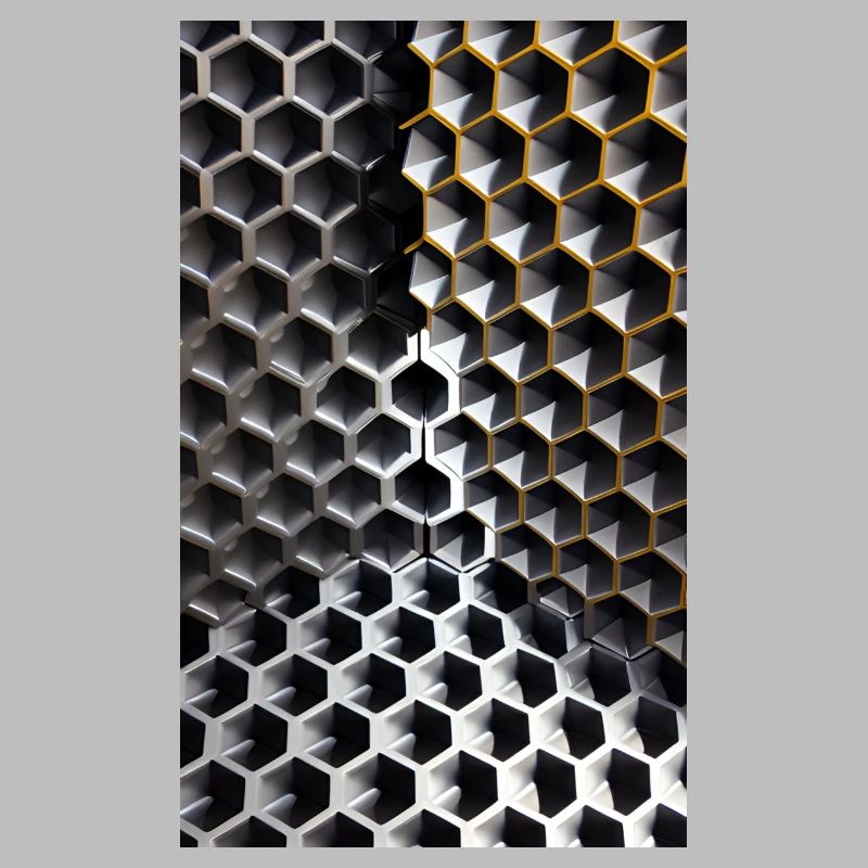 Metallic Cartesian Design