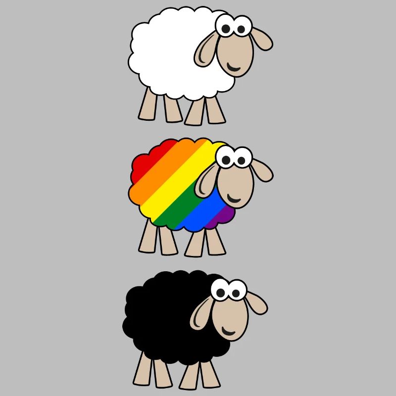 Regenbogen Schaf