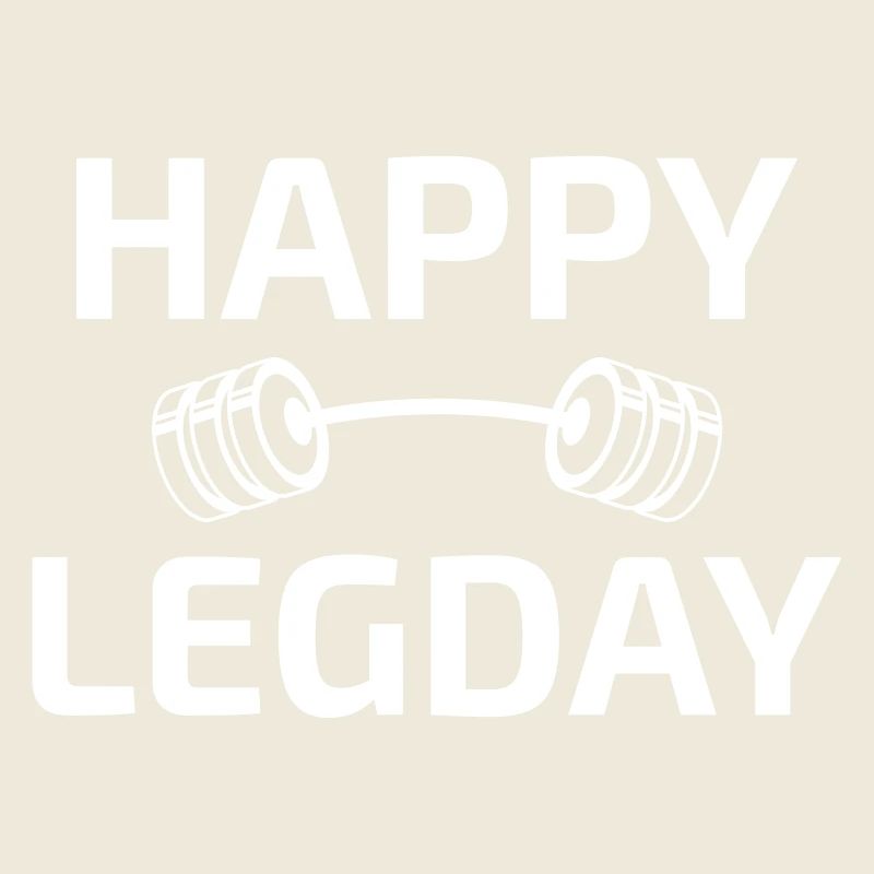 Happy Legday white