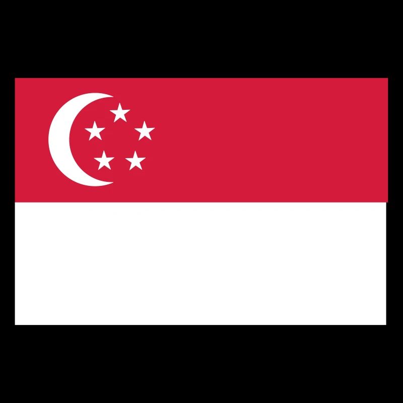 Singapur Flagge
