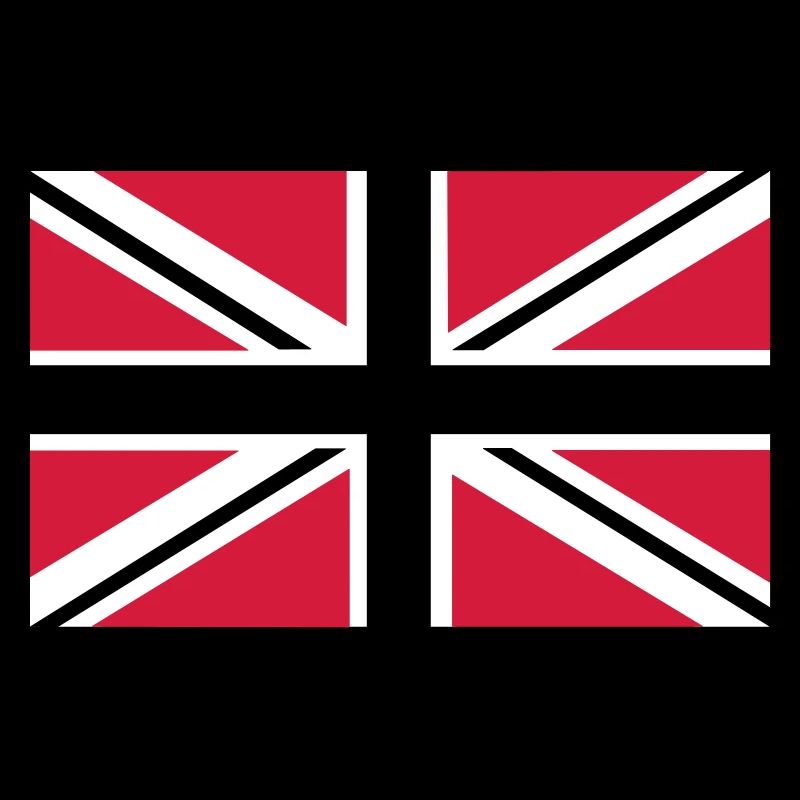 Union Jack | black-white-red | Flag flag