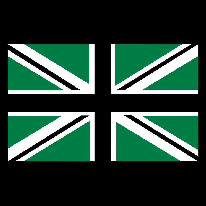Union Jack | black-white-green | Flag flag