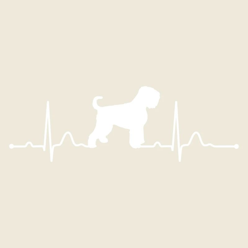 SCHWARZER RUSSISCHER TERRIER heartbeat Herzschlag