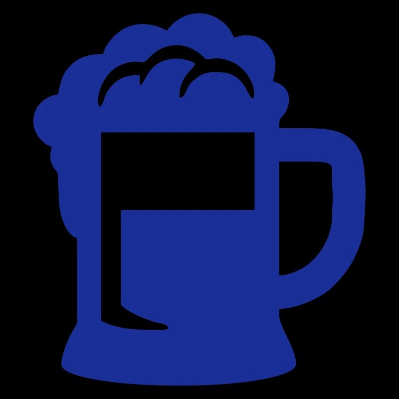 Cruche en verre à bière