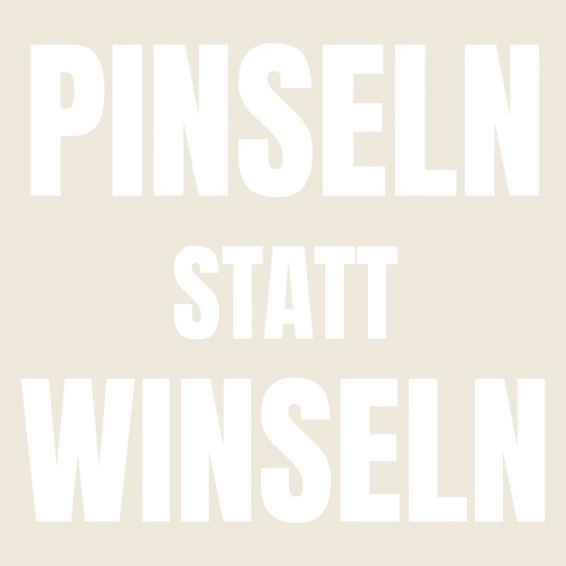 Brushes instead of whining.