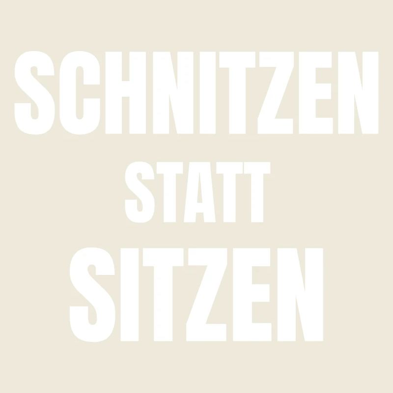 Schnitzen statt sitzen
