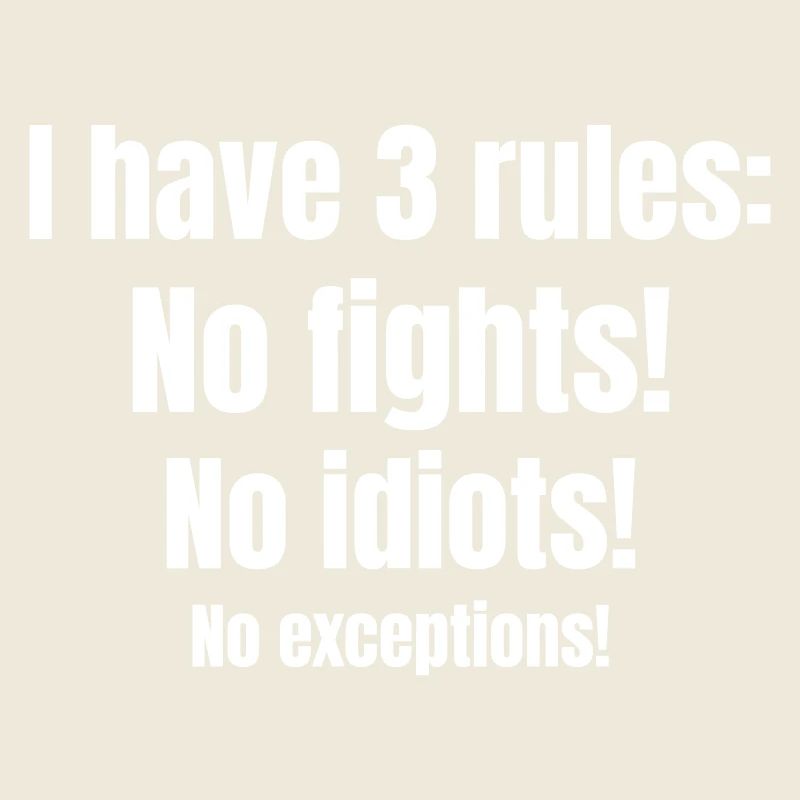 Türsteher oder Security hat seine drei Regeln.