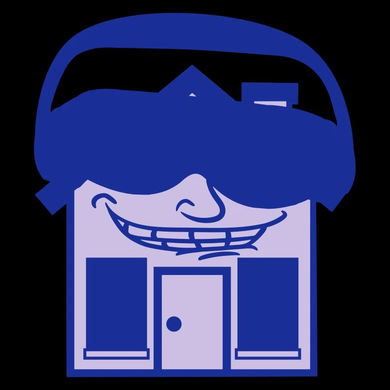 Cool House DJ House Soirée Techno Bâtiment Visage