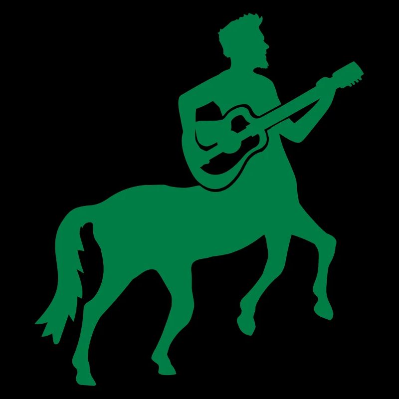 Cool Guitare Centaure Centaure Créature Mythique Homme Cheval