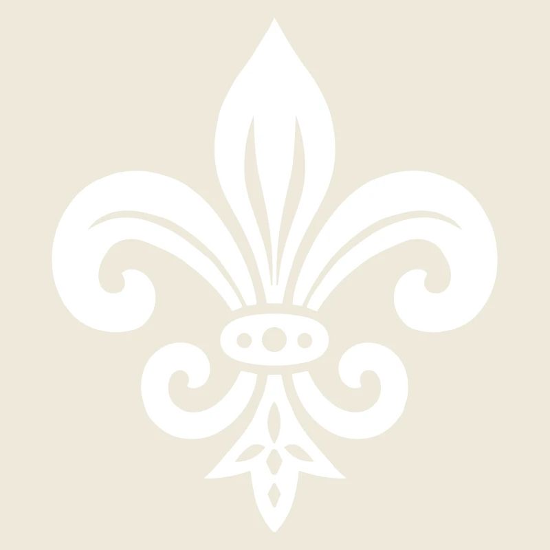 Schlichtes Fleur de lis Design
