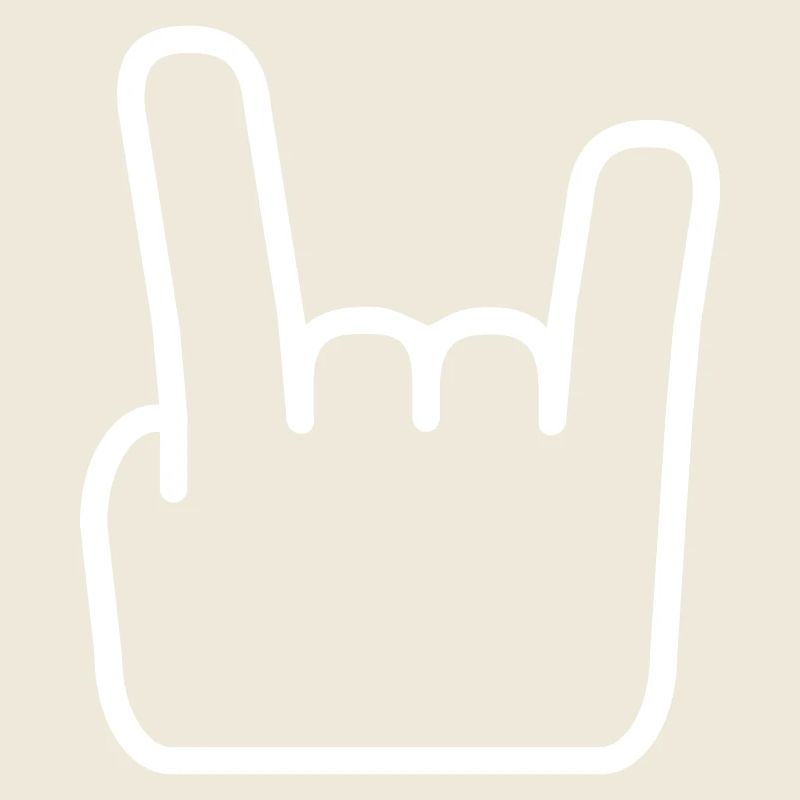 Heavy Metal Hard Rock Musique Cors Geste Logo
