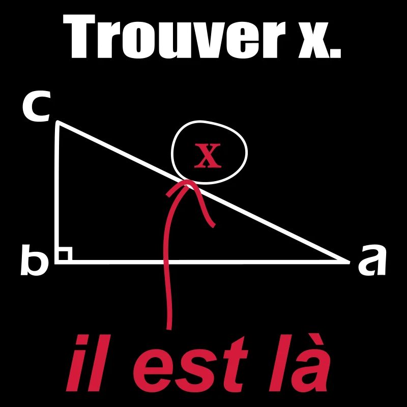 x est ici