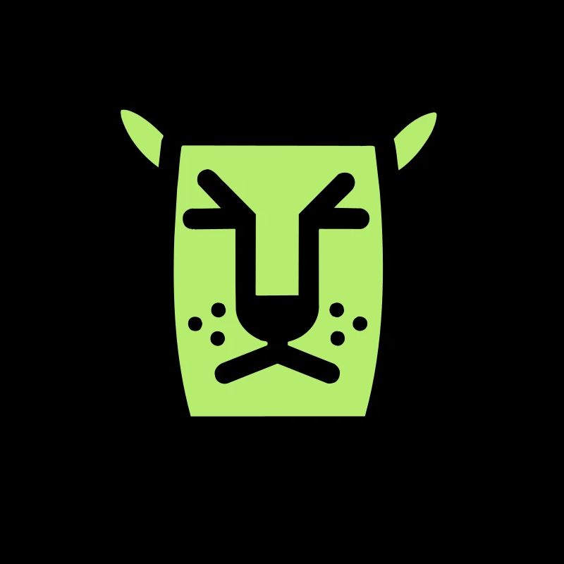 Lion - Löwe - Strichzeichnung