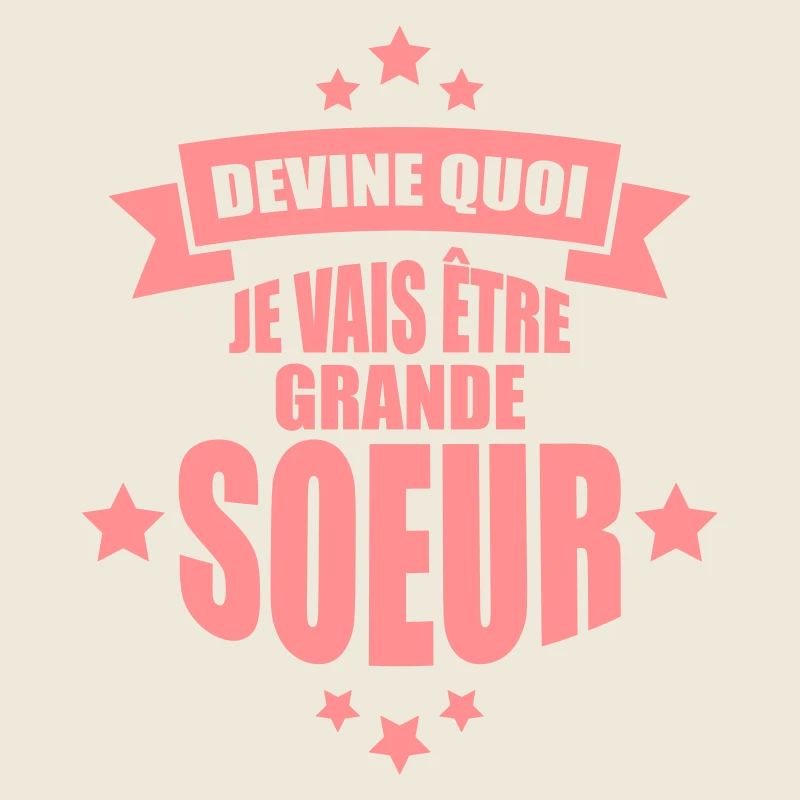 devine quoi je vais être grande-soeur
