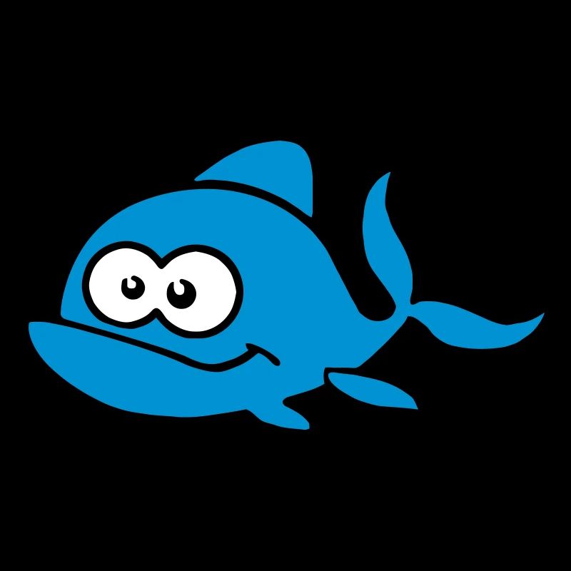 Süßer Fisch mit Glubschaugen.