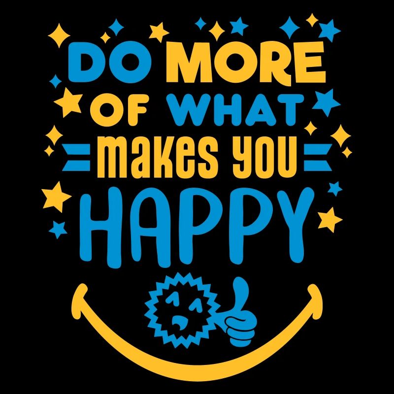 Make Happy (Schriftzug, Sterne)