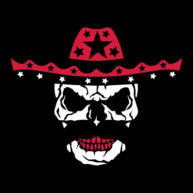 Mexikanische Schädel Schädelkappe 58