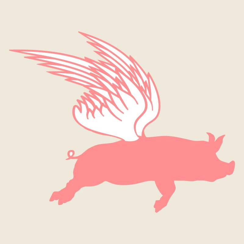 Wenn Fliegende Flügel Flug Schweine Fliegen können