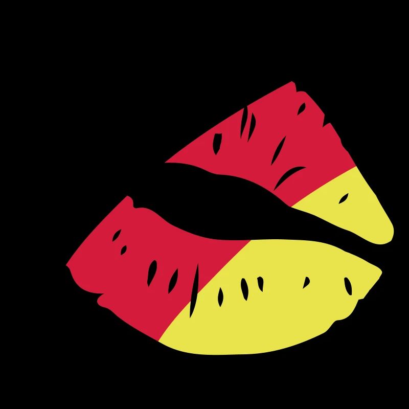 germany kiss lips