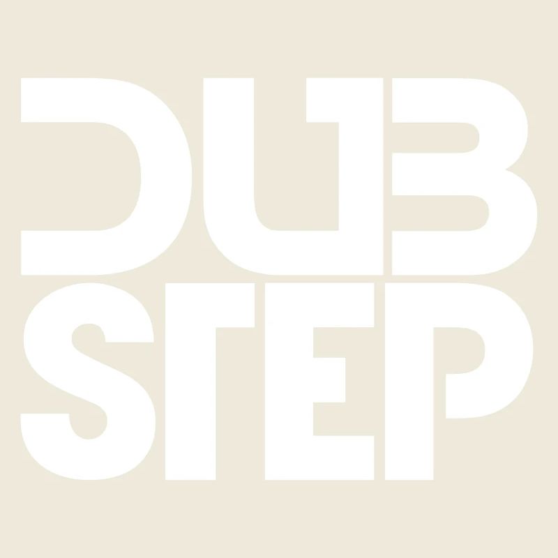 Dub Step Techno Musik Party Club Text Schriftzug