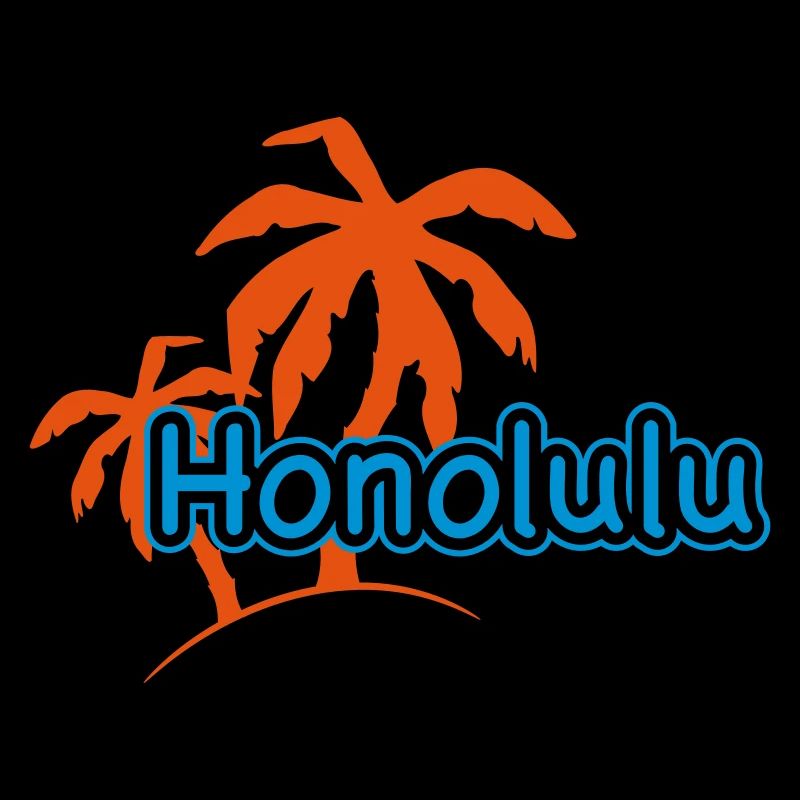 Honolulu Palmen Strand Hawaii Urlaub 1c