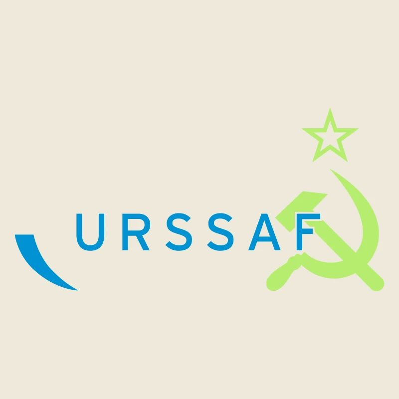 Logo URSS/ URSSAF Vert & Bleu