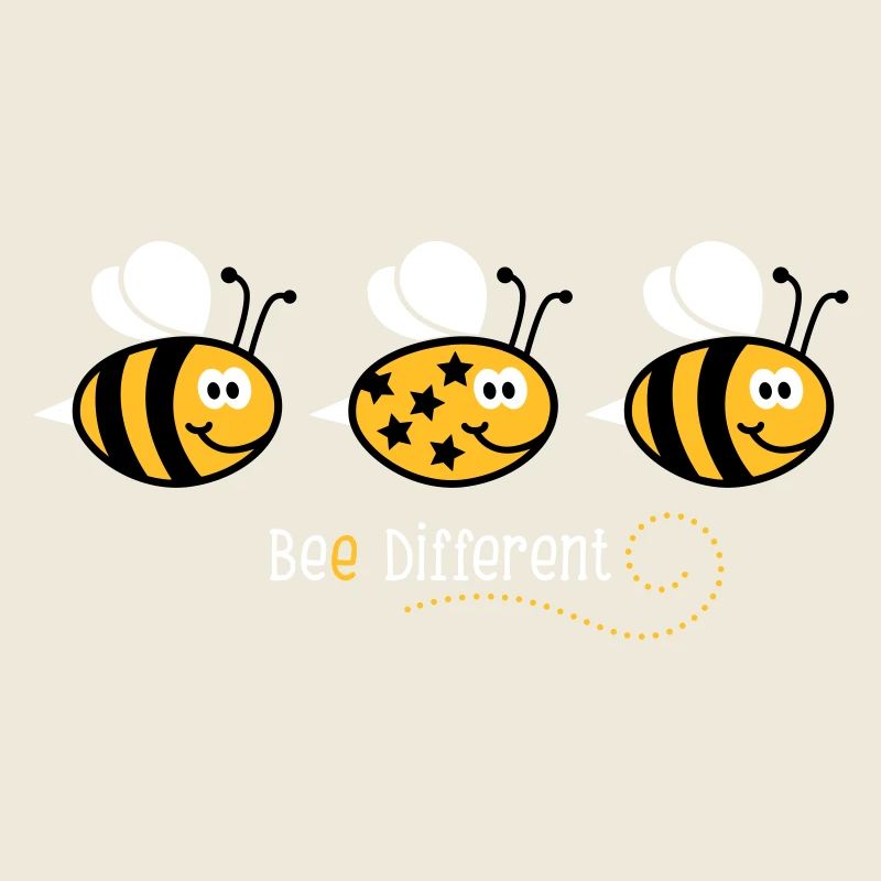 Be different - be yourself - Biene - Bee - 3C