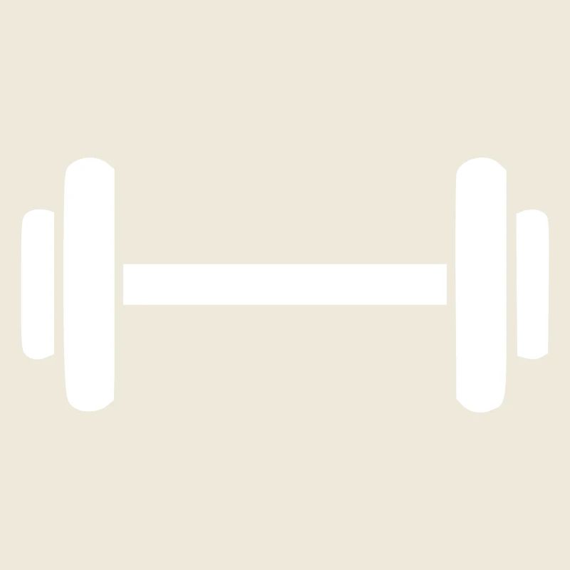 Strength Training Dumbbell Icon Minimal Icon Vector
