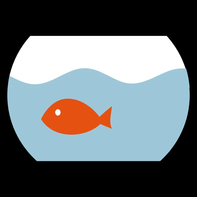 Bocal à poissons rouges