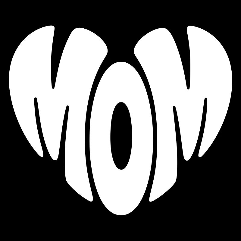 Mom Herz Form Mama Herzform Muttertag Geschenk