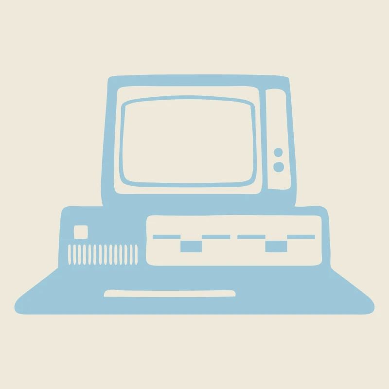 ordinateur old school computer ancien 0